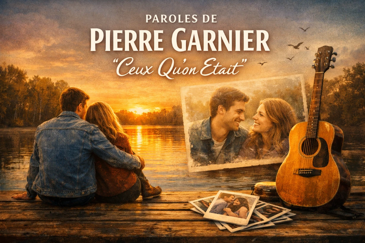 Image poétique et mélancolique illustrant les paroles de Pierre Garnier, évoquant l’amour passé et la mémoire.